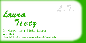 laura tietz business card